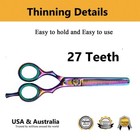 5 5  Professional Hair Cutting Japanese Scissors Thinning Barber Shears Set Kit