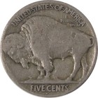 1913 D Type 2 Indian Head Buffalo Nickel Ag About Good 5c Sku i17237