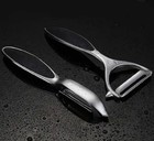 2pc Stainless Steel Vegetable Fruit Peeler Non Slip Handle Potato Carrot Peeler
