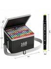 36 60 168 Colors Dual Tip Markers Drawing Markers Set Dual Tip Alcohol Markers