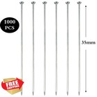 1000pc 1 37  Flat Head Sewing Pins Stainless Steel Dressmaker Pins Crafts