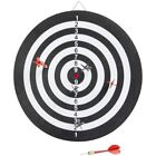 Dartboard Game Set 6 Darts 2 Sided Board 17in Indoor Outdoor Game Gift Idea