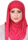 Al- Amira Hijab-women Muslim Cotton Scarf  Ameera Hijab Islamic Red