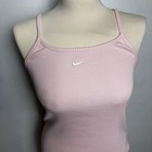 Vintage 90s Nike Ribbed Dress Women s Size Medium Babydoll Adjustable Pink
