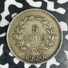 1920-h Sarawak 5 Cents Lot c9046 Km 14