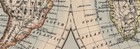 World Twin Hemispheres  Relief  Mountains  Rivers   Johnston 1895 Old Map