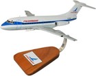 Piedmont Airlines Fokker F-28 Fellowship N298n Desk Top Model 1 60 Sc Airplane