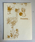 Vintage 1950s Baby Birth Announcement Photo Frame Cards   Envelopes Set Of 12
