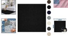 Premium Black Carpet Tiles  24  X 24   Easy Peel   Stick Installation - 20 Tiles