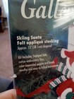 Bucilla 33701 Skiing Santa 1997 Felt Christmas Stocking Kit Gallery Of Stitches