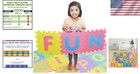 Safe Non-toxic Alphabet Puzzle Mat 36 Tiles Thick Eva Foam Abc Numbers Ebook    