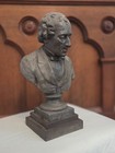 Benjamin Disraeli Bronze Metal Antique Bust Sculpture Statue
