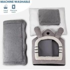 Indoor Dog House Soft Pet Bed Tent Kennel Washable Cushion For Small Dogs Cats