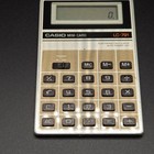 Vintage Casio Lc-791 Mini Card Calculator W  Case Manual Works Japan - Rare