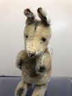 5 5    Tall Vintage Tan Mohair Steiff Kangaroo 1960   s Plush No Tags No Joey  u