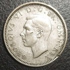 1941 Great Britain 6 Pence Sixpence Six Sixpence Silver Old Coin Kgv Km 852 Wwii