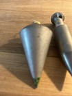Vtg Exact 5 8 Oz    Unmarked Cone 6 7 Oz  Plum Bobs