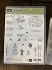 Stampin Up Thoughtful Branches 23 Pcs Stamp Set Retired 143539 Photopolymer
