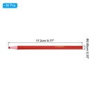 36 Pack Peel-off China Markers Grease Wax Pencils Wood Red