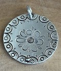 1800   s Love Token Fancy Arden Flower  Initial Silver Coin Us