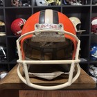Game Used Worn Cleveland Browns Riddell Tak 29 Football Helmet 1975 Suspension