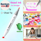 Markers  100 Colors Dual Tip Art Markers Sketch Pens Permanent Alcohol Based  Wi