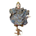 Wood Burmese Puppet Marionette Hand Carved Doll Collectible