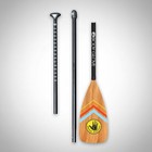 3-piece Adjustable Sup Paddle    lightweight  Floating Aluminum Shaft  body Glove 