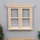 1 12 Scale Dollhouse Miniatures Tiny Wooden Unpainted Window Frame Building