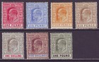 Bahamas 1902 Sc 37-43 Mh Set