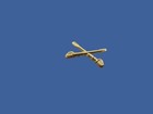 U s Military Cavalry Metal Hat Badges Pin Crossed Sabers Swords Miniature Pin