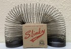 Slinky Original Black Metal Collector   s Edition Spring Toy Usa Made By James Ind