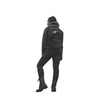 New 100  Genuine Leather Black Backpack Bag  travel Bag  laptop Bag