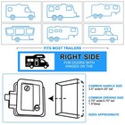 Rv Keyless Entry Door Lock Camper Trailer Lock For Rv Caravan Travel Trailers