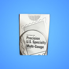 Stamp Perforation Gauge - Precision  Multi Gauge -  12 Measuring Devices In One 
