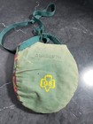 Vintage Girl Scout Aluminium Round Canteen W green Cover And Strap
