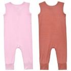Aablexema Baby Sleeveless Romper Zipper Toddler Summer Jumpsuit Rayon Outfits