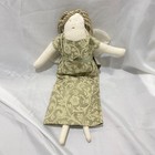 Woof And Poof Angel Vintage 2000 Green Tapestry Brocade Dress 18 Inch Nwt