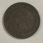 1876 H Canada One 1 Cent Canadian Large Penny Queen Victoria Bronze 25 4mm Km  7