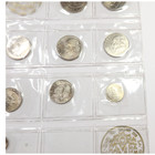 1980 9 Coin Mexico Mint Set With 10 Centavos And 20 Pesos- Pvc Damage  46985n