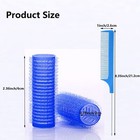 18pcs Self Grip Small Hair Curlers  Heatless Roller Curlers professional Salon