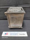 Antique Columbus Safe Cast Iron Steel Combination Lock Coin Bank