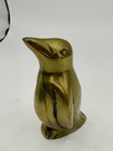 Vintage Solid Brass Penguin Figurine Mid Century Modern Leonard Korea 3   