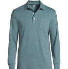 Men s Long Sleeve Cotton Supima Polo Shirt With Pocket S-2xl - 3 Color Options