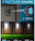 Akk 150w 120w 100w Led Wall Pack Light With Photocell  22500lm 150lm w