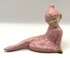 Vintage Gilner  Merry Maid Pixie Elf Jester Figure Figurine Pink 3 