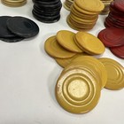 Lot Of 97 Vtg Bakelite Poker Chips Red Blue Butterscotch Yellow Catalin