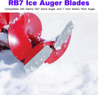 Ice Auger Blades 7 Inch Replacement Rb7 Fits Eskimo Hd7   7  Pistol Auger