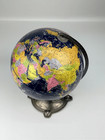 Globemaster Replogle World Globe Raised Relief Blue 12  Diameter W  Metal Base