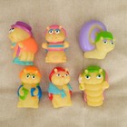 Vintage Glo Worms Glow Friends 1980 s Hasbro Playskool Lot Of 6
